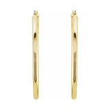 Tube Hoop Earrings