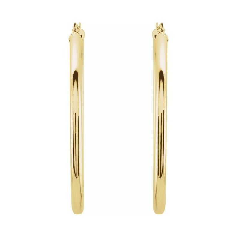 Tube Hoop Earrings