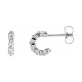 Accented Hoop Earrings