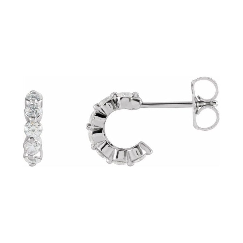 Accented Hoop Earrings