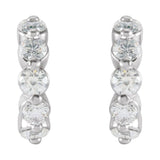 Accented Hoop Earrings