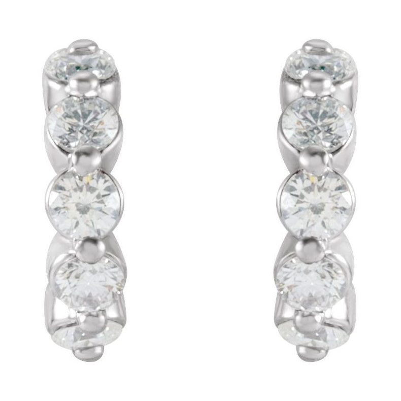 Accented Hoop Earrings