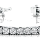 Lab Diamond In-Line Tennis Bracelet