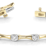 14K Yellow Gold Diamond Fashion Bracelet