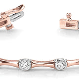 18K Rose Gold Lab Diamond Fashion Bracelet