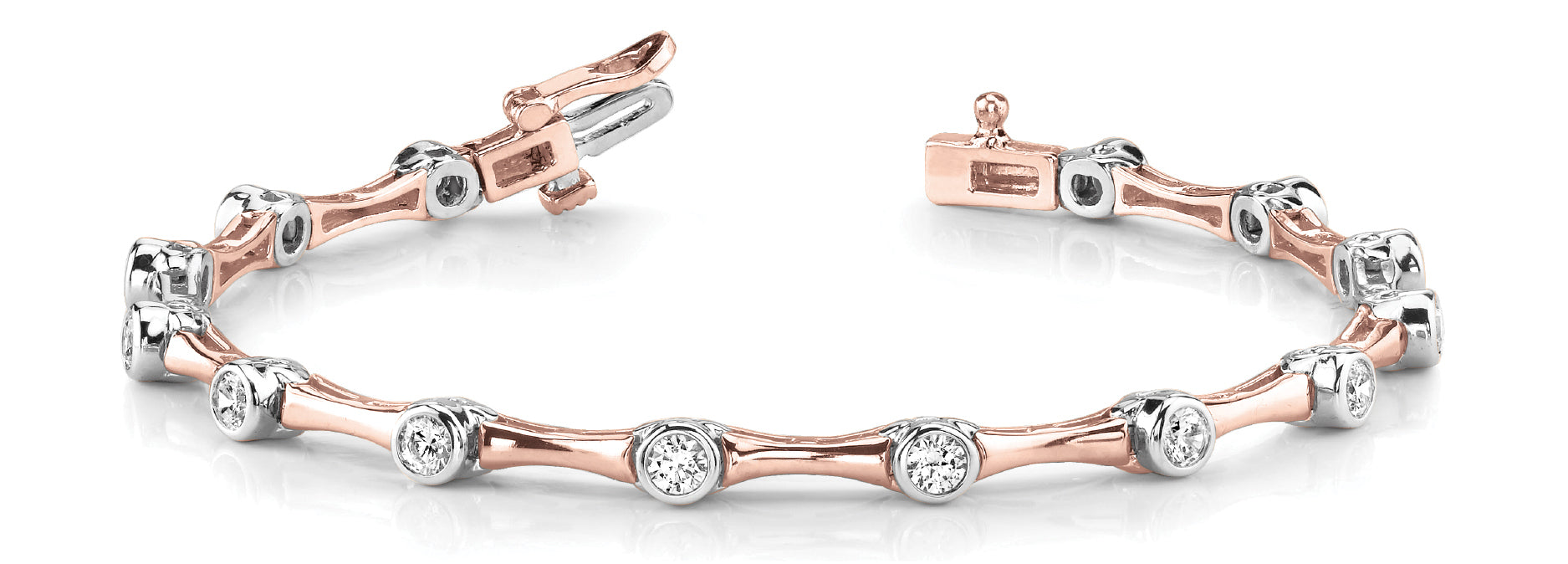 18K Rose Gold Lab Diamond Fashion Bracelet