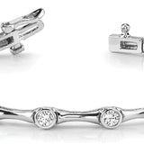 White Platinum 14-Diamond Fashion Bracelet