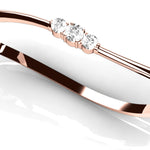 Rose Gold Lab Diamond Bangle
