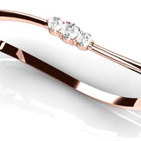 Rose Gold Lab Diamond Bangle