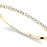 Yellow Gold Lab Diamond Classic Bangle