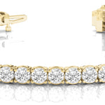 Yellow Gold 44-Diamond Tennis Bracelet