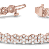 Rose Gold Lab Diamond Tennis Bracelet