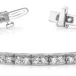 Vintage Diamond Lab Grown Tennis Bracelet