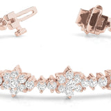 Rose Gold Lab Diamond Tennis Bracelet