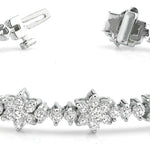 Lab Diamond Round Multi-Stone Bracelet