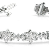 White Gold Lab Diamond Tennis Bracelet