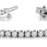 Lab Diamond In-Line Tennis Bracelet