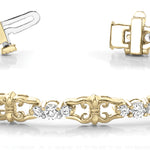 Yellow Gold Lab Diamond Fashion Bracelet