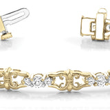 Yellow Gold Lab Diamond Fashion Bracelet