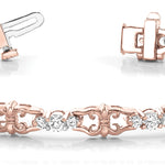 Rose Gold Lab Diamond Fashion Bracelet