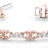 Rose Gold Lab Diamond Fashion Bracelet