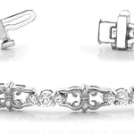 18K White Gold Diamond Fashion Bracelet