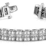 Lab Diamond Multi Row Tennis Bracelet