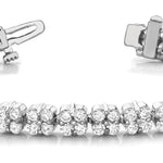 14K White Gold Diamond Tennis Bracelet