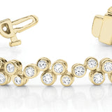 14K Yellow Gold Lab Diamond Fashion Bracelet