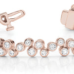 Rose Gold Lab Diamond Tennis Bracelet