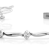 Lab Diamond Round Stone Fashion Bracelet