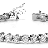 Lab Diamond Bezel Bracelet