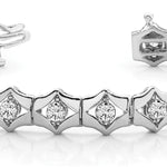 Lab Diamond Round Stone Fashion Bracelet