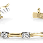 14K Yellow Gold Diamond Fashion Bracelet