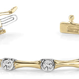 14K Yellow Gold Diamond Fashion Bracelet