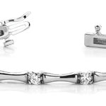 Lab Diamond Round Stone Fashion Bracelet