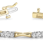 14K Yellow Gold Diamond Fashion Bracelet