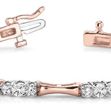14K Rose Gold Lab Diamond Fashion Bracelet