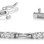 18K White Gold Lab Diamond Fashion Bracelet