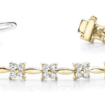 14K Yellow Gold Lab Diamond Fashion Bracelet