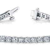 Lab Diamond In-Line Tennis Bracelet