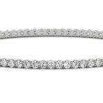 White Gold Diamond Bangle Bracelet