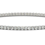 White Gold Diamond Bangle Bracelet