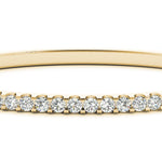 18K Yellow Gold Diamond Bangle Bracelet