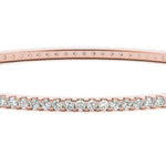 Rose Gold Diamond Bangle Bracelet