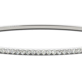 Lab Diamond Round Bangle Bracelet