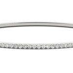 White Gold Diamond Bangle Bracelet