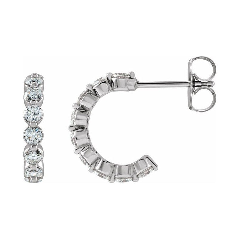 Accented Hoop Earrings