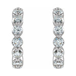 Accented Hoop Earrings