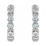 Accented Hoop Earrings